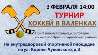 Приглашаем на Хоккей в валенках